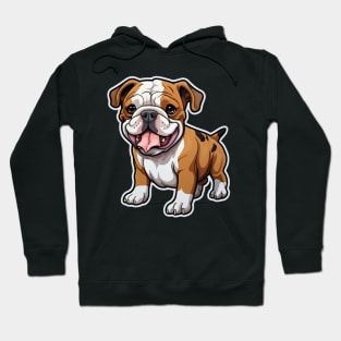 Cute Bulldog Dogs Funny English Bulldog Hoodie